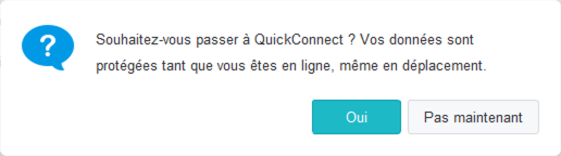 Synology Drive Client validation QuickConnect